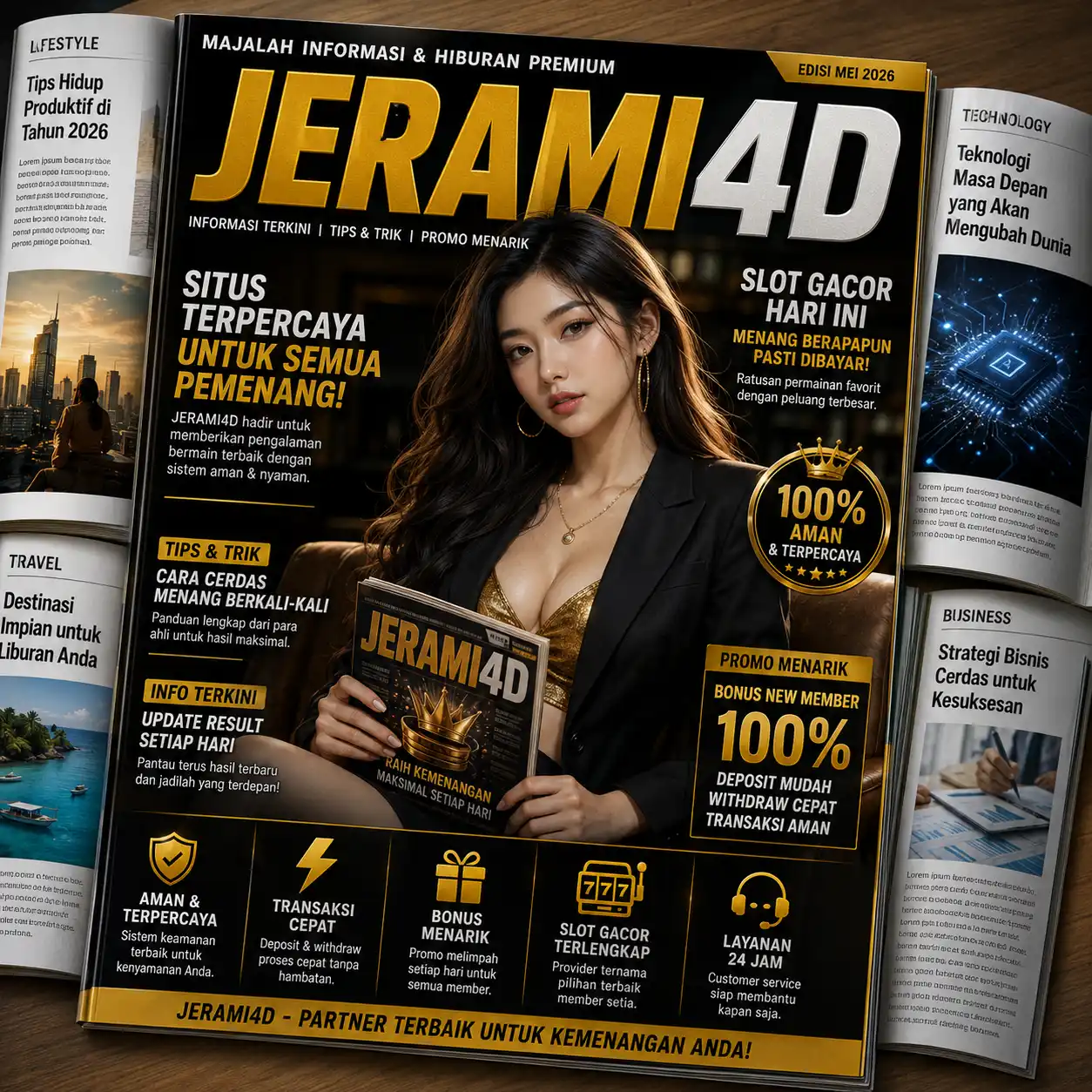 JERAMI4D ⭐️ Acuan Utama Bandar Toto Resmi Situs Togel Online Jaminan Legal